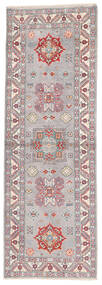 80X235 絨毯 カザック Fine オリエンタル 廊下 カーペット ベージュ/グレー (ウール, アフガニスタン) Carpetvista