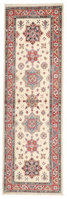  Kazak Fine Rug 77X240 Wool Beige/Brown Small Carpetvista