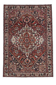 絨毯 オリエンタル バクティアリ 208X298 ブラック/ダークレッド (ウール, ペルシャ/イラン)