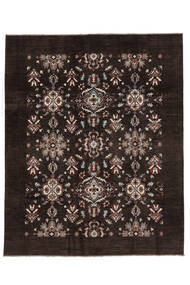  Orientalischer Kazak Fine Teppich 243X300 Schwarz/Braun Wolle, Afghanistan Carpetvista
