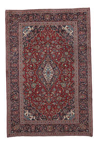  Persian Keshan Rug 203X304 Black/Dark Red Carpetvista