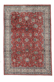 絨毯 オリエンタル サルーク 218X317 ダークレッド/茶色 (ウール, ペルシャ/イラン)