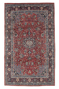 絨毯 ペルシャ マハル 211X347 ダークレッド/ダークグレー (ウール, ペルシャ/イラン)