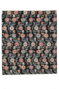  Orientalsk Kazak Fine Tæppe 256X292 Sort/Mørkegrå Stort Uld, Afghanistan Carpetvista