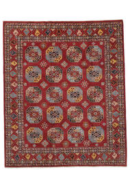  Kazak Fine Rug 247X294 Wool Dark Red/Brown Large Carpetvista