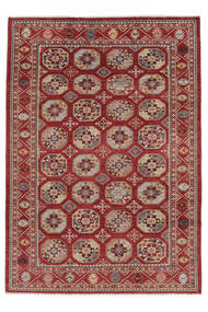  203X290 Kazak Fine Rug Dark Red/Brown Afghanistan Carpetvista