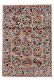 絨毯 オリエンタル カザック Fine 123X178 茶色/ダークレッド (ウール, アフガニスタン)