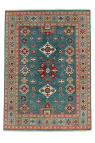 Kazak Fine Teppich 146X203 Braun/Schwarz Wolle, Afghanistan Carpetvista