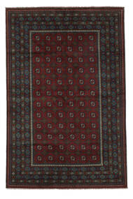 Afghan Fine Rug 200X304 Black Wool, Afghanistan Carpetvista