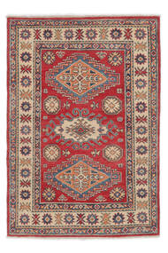 100X147 Kazak Fine Teppich Orientalischer Schwarz/Braun (Wolle, Afghanistan) Carpetvista