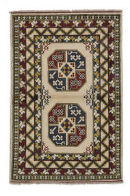  98X147 Medalhão Pequeno Afegão Fine Tapete Lã, Carpetvista