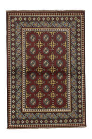  Afghan Fine Matot 100X147 Musta/Ruskea Carpetvista
