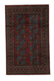 160X256 絨毯 オリエンタル アフガン Fine ブラック (ウール, アフガニスタン) Carpetvista
