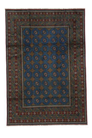  Afghan Fine Matot 166X241 Musta/Ruskea Carpetvista