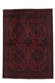  アフガン Khal Mohammadi 絨毯 177X241 ウール ブラック Carpetvista
