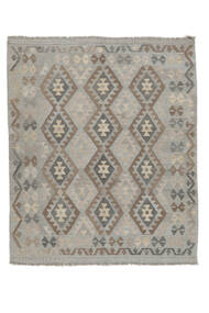 Kelim Afghan Old Stil Teppich 157X185 Dunkelgelb/Braun Wolle, Afghanistan Carpetvista