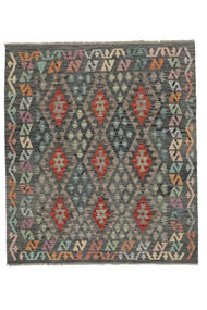  163X186 Kilim Afghan Old Style Tapis Laine, Carpetvista
