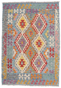 125X183 絨毯 オリエンタル キリム アフガン オールド スタイル ダークグレー/グレー (ウール, アフガニスタン) Carpetvista