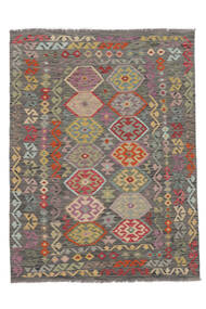 絨毯 オリエンタル キリム アフガン オールド スタイル 149X200 茶色/ダークイエロー (ウール, アフガニスタン)