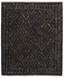 159X184 Kilim Ariana Rug Modern Black (Wool, Afghanistan) Carpetvista