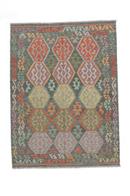 絨毯 オリエンタル キリム アフガン オールド スタイル 152X202 ダークイエロー/茶色 (ウール, アフガニスタン)