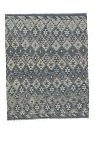 Kelim Afghan Old Stil Teppich 152X205 Dunkelgrau/Schwarz Wolle, Afghanistan Carpetvista