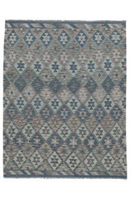 Kelim Afghan Old Style Matta 160X207 Mörkgrå/Mörkblå Ull, Afghanistan Carpetvista