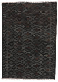  Kilim Ariana Rug 106X150 Wool Black Small Carpetvista
