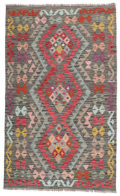  Kelim Afghan Old Style Matot 115X188 Ruskea/Musta Carpetvista