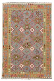 絨毯 オリエンタル キリム アフガン オールド スタイル 200X300 茶色/ダークイエロー (ウール, アフガニスタン)