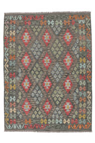Tapis D'orient Kilim Afghan Old Style 156X208 Marron/Jaune Foncé (Laine, Afghanistan)