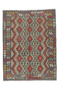 154X199 Kelim Afghan Old Style Vloerkleed Oosters Donkerrood/Donker Geel (Wol, Afghanistan) Carpetvista