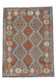  145X198 Small Kilim Afghan Old Style Rug Wool, Carpetvista