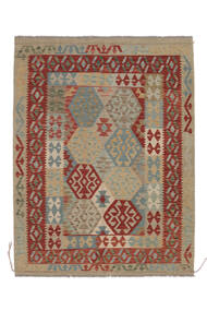  Oriental Kilim Afghan Old Style Rug 149X202 Brown/Dark Red Wool, Afghanistan Carpetvista