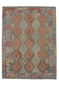 152X199 絨毯 キリム アフガン オールド スタイル オリエンタル 茶色/ダークイエロー (ウール, アフガニスタン) Carpetvista