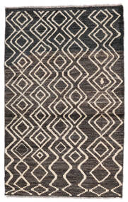  Moroccan Berber - Afghanistan 89X142 Wool Rug Black/Beige Small Carpetvista