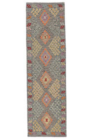 88X305 Kilim Afghan Old Style Rug Oriental Runner
 Brown/Dark Yellow (Wool, Afghanistan) Carpetvista
