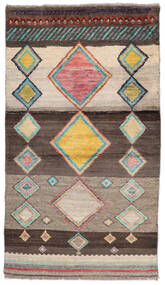  Moroccan Berber - Afghanistan 86X150 Wool Rug Brown/Black Small Carpetvista