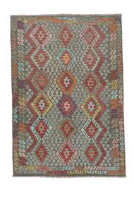  196X294 Kilim Afghan Old Style Tapis Laine, Carpetvista