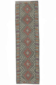  89X308 Klein Kelim Afghan Old Style Vloerkleed Wol, Carpetvista