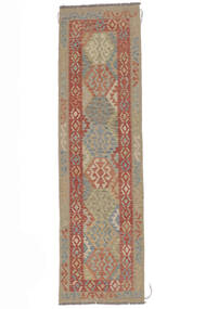 80X300 Kelim Afghan Old Style Orientalisk Hallmatta Brun (Ull, Afghanistan) Carpetvista