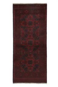  82X190 Afghan Khal Mohammadi Matot Käytävämatto Matto Musta Afganistan Carpetvista