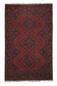 77X122 絨毯 オリエンタル アフガン Khal Mohammadi ブラック/ダークレッド (ウール, アフガニスタン) Carpetvista