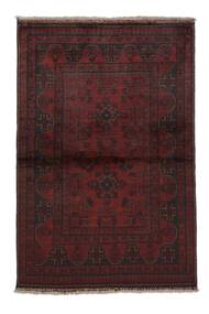 99X149 Afghan Khal Mohammadi Teppich Orientalischer Schwarz (Wolle, Afghanistan) Carpetvista