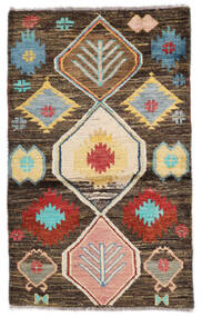  Moroccan Berber - Afghanistan 85X137 Wool Rug Brown/Black Small Carpetvista