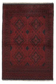 100X146 Afghan Khal Mohammadi Teppe Orientalsk Svart/Mørk Rød (Ull, Afghanistan) Carpetvista