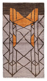 80X142 Moroccan Berber - Afghanistan Teppich Moderner Braun/Schwarz (Wolle, Afghanistan) Carpetvista