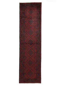  Afghan Khal Mohammadi Rug 80X295 Wool Black Small Carpetvista