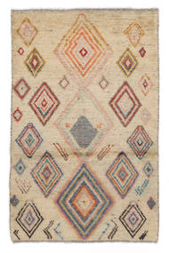 82X130 Moroccan Berber - Afghanistan Teppich Moderner Orange/Braun (Wolle, Afghanistan) Carpetvista