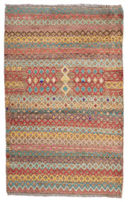 絨毯 Moroccan Berber - Afghanistan 89X139 茶色/オレンジ (ウール, アフガニスタン)